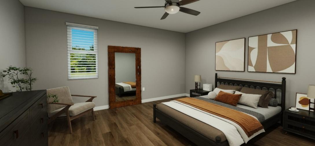 Master bedroom render